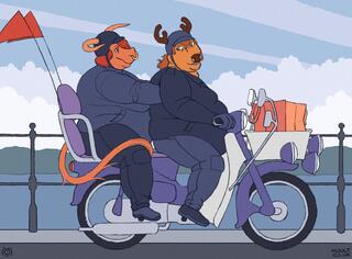 thumbnail of 'seafront ride' piece