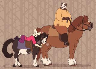 thumbnail of 'knight lessons 2: equestrianism' piece